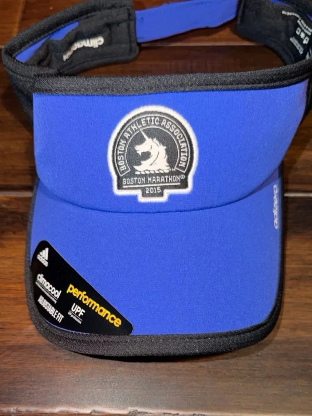 2015 Adidas Boston Marathon Sun-visor Hat